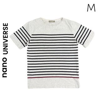 ナノユニバース(nano・universe)の【nano UNIVERSE】M コットン Tシャツ ボーダー カットソー(カットソー(半袖/袖なし))