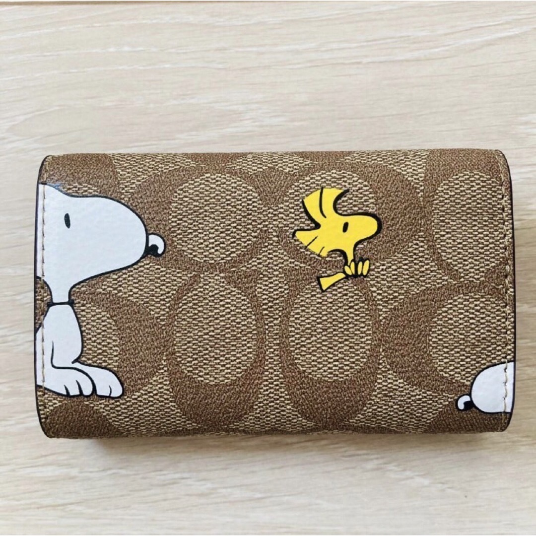 ラッピングセット×2セット】COACH キーケース ピーナッツコラボ 5連-