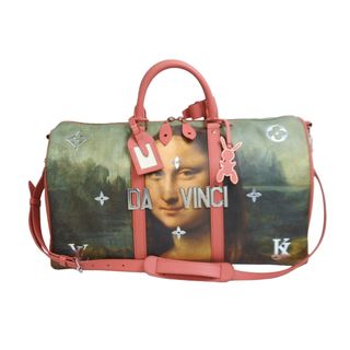 ルイヴィトン(LOUIS VUITTON)の極美品 LOUIS VUITTON ルイヴィトン キーポルバンドリエール モナリザ ダヴィンチ マスターズコレクション M43377 中古 53828(ボストンバッグ)