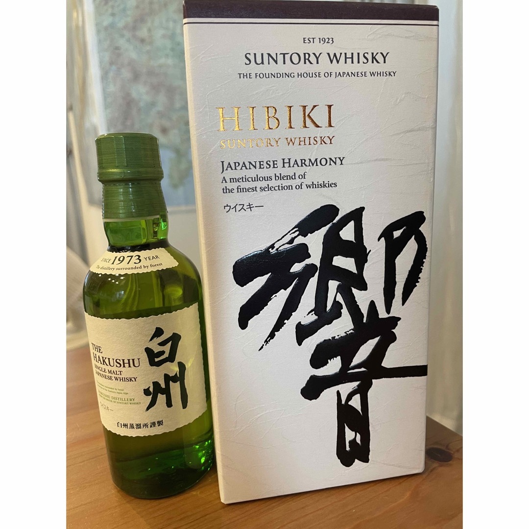 サントリー　響ジャパニーズハーモニー700ml 白州シングルモルト180ml | フリマアプリ ラクマ