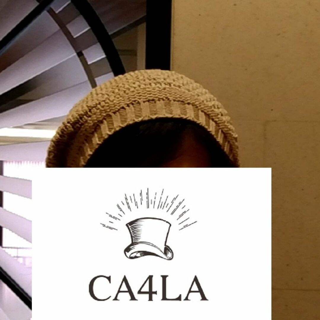 【送料込】◆CA4LA◆ ベージュ ニット ベレー帽
