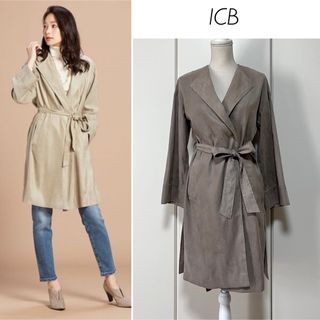 アイシービー(ICB)の【美品】ICB Light Suede ライトアウター(トレンチコート)