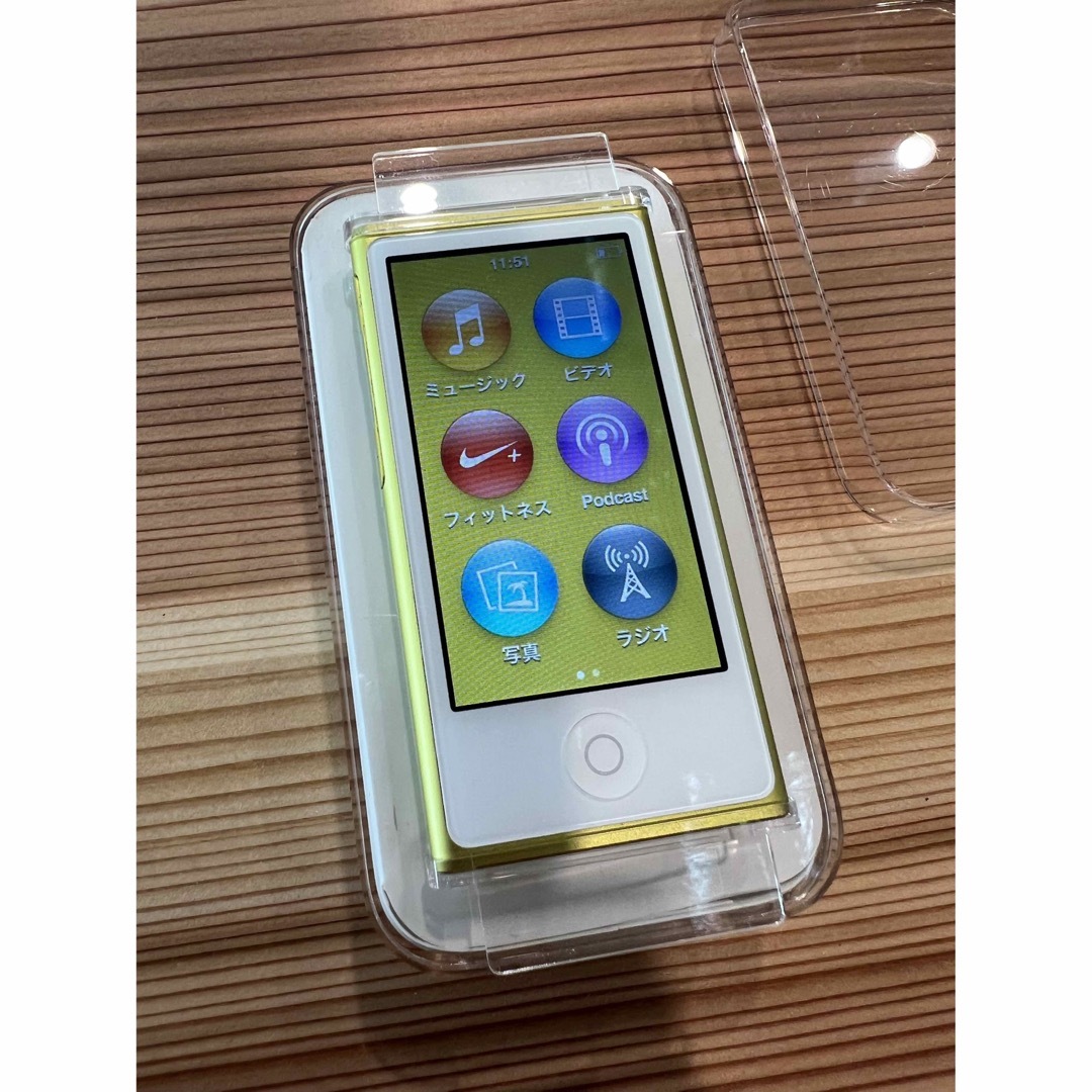 Apple(アップル)のAPPLE iPod nano 16GB2012 MD476J/A Y スマホ/家電/カメラのオーディオ機器(ポータブルプレーヤー)の商品写真