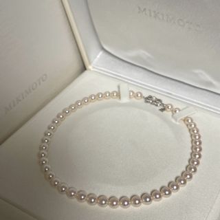 ミキモト(MIKIMOTO)の【ご専用】ミキモトK18パールネックレス7.5-8mm 40cm(ネックレス)