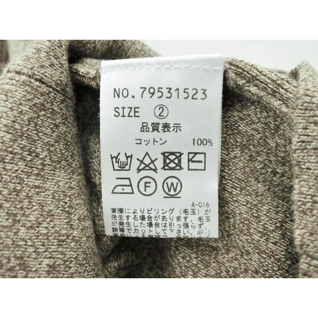 COCO DEAL(ココディール)のココディール ノースリーブ ニット セーター size2/茶 ■◆ レディース レディースのトップス(ニット/セーター)の商品写真