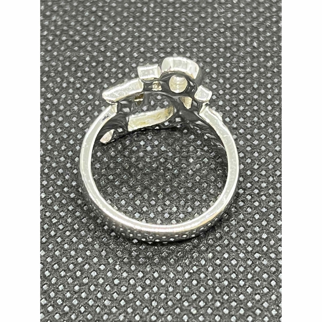 Christian Dior ディオール シルバー ロゴ リング13号 指輪 4