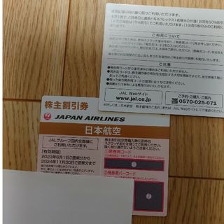 ジャル(ニホンコウクウ)(JAL(日本航空))のJAL株主優待券1枚と優待冊子のセットです。(その他)