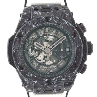 ウブロ(HUBLOT)のウブロ ビッグバンウニコカーボンホワイト LIMITED 421.QW.1110.RX.JPN カーボン 自動巻(腕時計(アナログ))