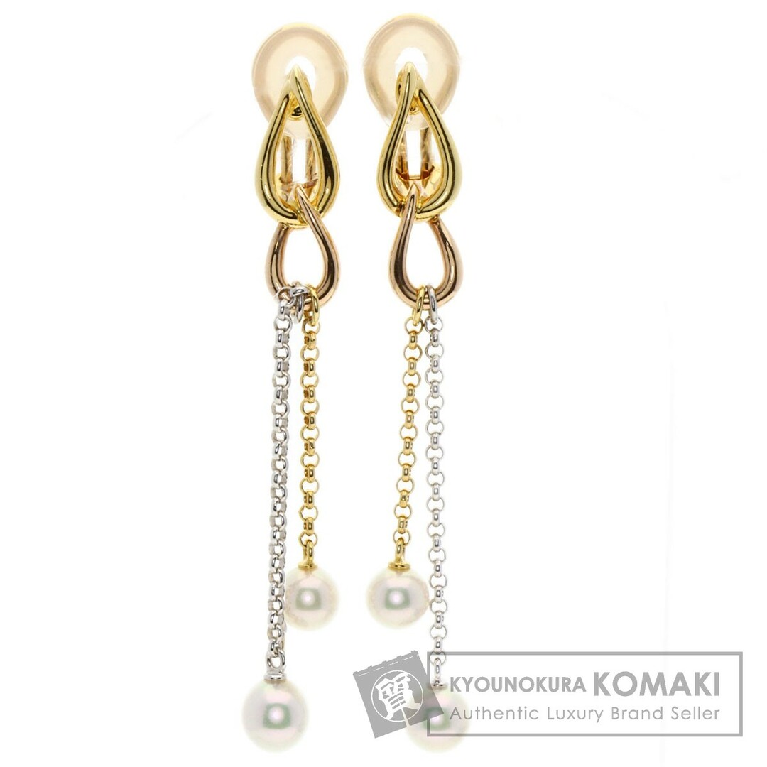 MIKIMOTO パール 真珠 イヤリング K18YG K18PG K18WG レディース41103050ブランド