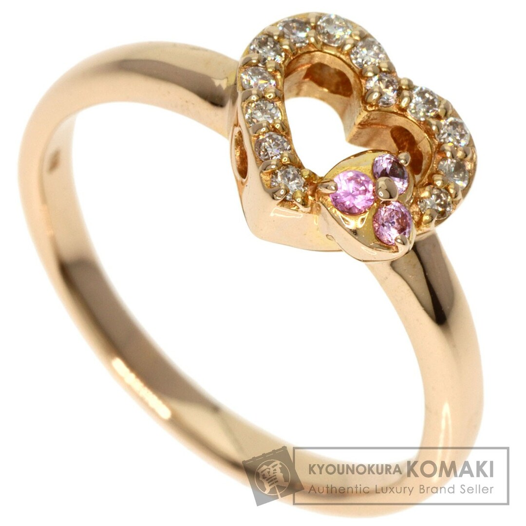 Samantha Tiara(サマンサティアラ)のSamantha Tiara ダイヤモンド ハート リング・指輪 K18PG レディース レディースのアクセサリー(リング(指輪))の商品写真