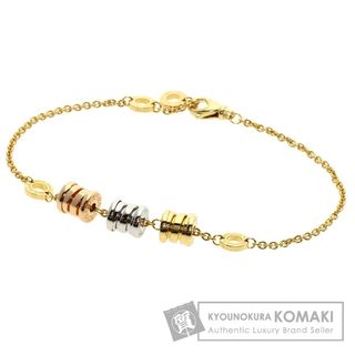 ブルガリ(BVLGARI)のBVLGARI B-zero1 ビーゼロワン スリーエレメント ブレスレット K18YG K18WG K18PG レディース(ブレスレット/バングル)