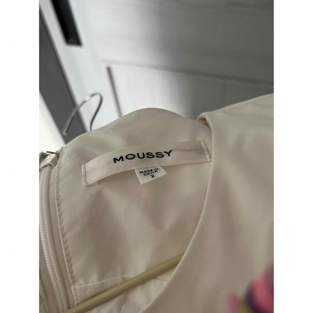 moussy(マウジー)のMOUSSY FLARE SLEEVE ドレス レディースのワンピース(ロングワンピース/マキシワンピース)の商品写真