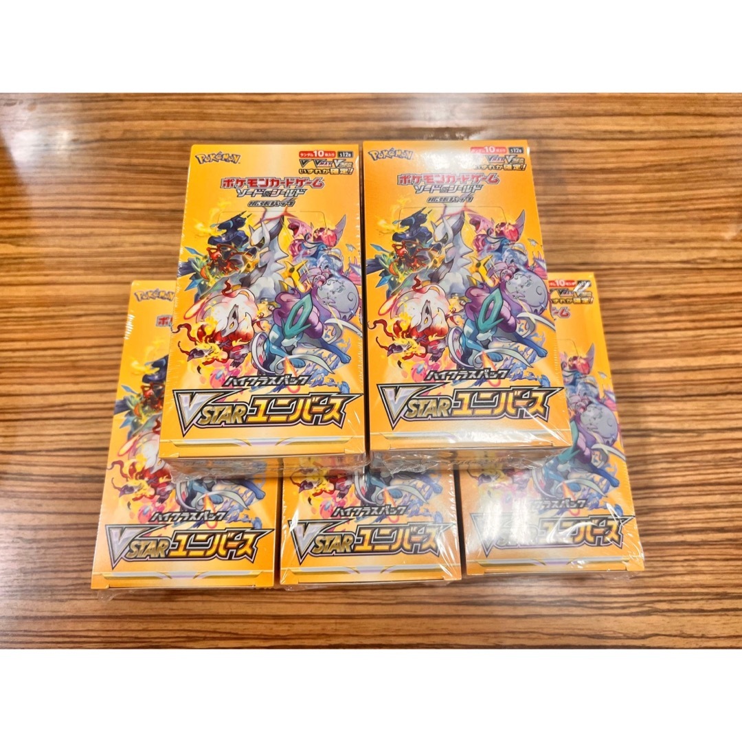 シュリンク付き VSTARユニバース 5box ポケモンカードの通販 by