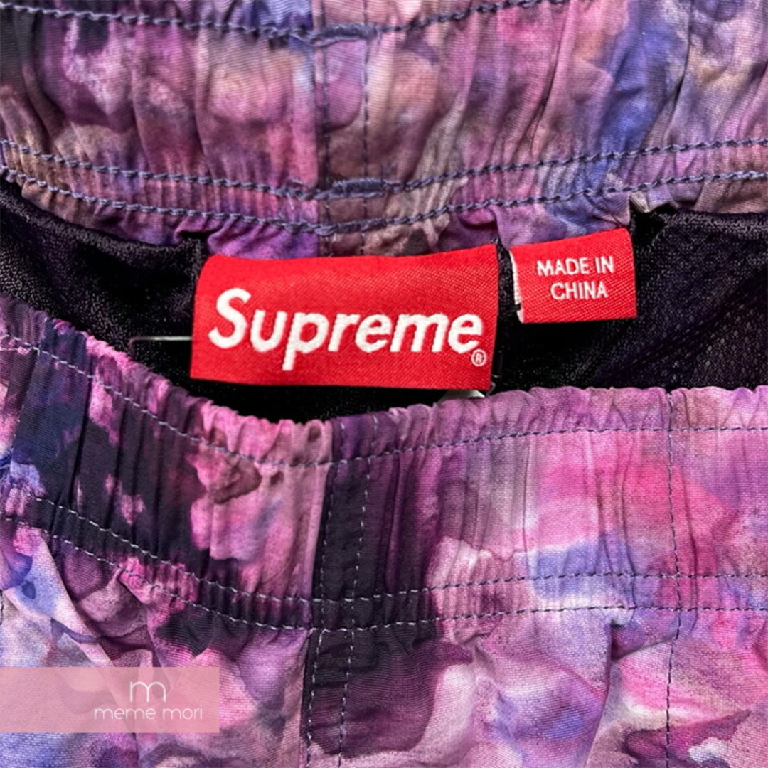 Supreme 2022SS Nylon Water Short Dyed Purple シュプリーム ナイロンウォーターショーツ ダイパーブル 水着 スイムショートパンツ ハーフパンツ 総柄染めプリント パープル サイズS 【220831】【新古品】【me04】