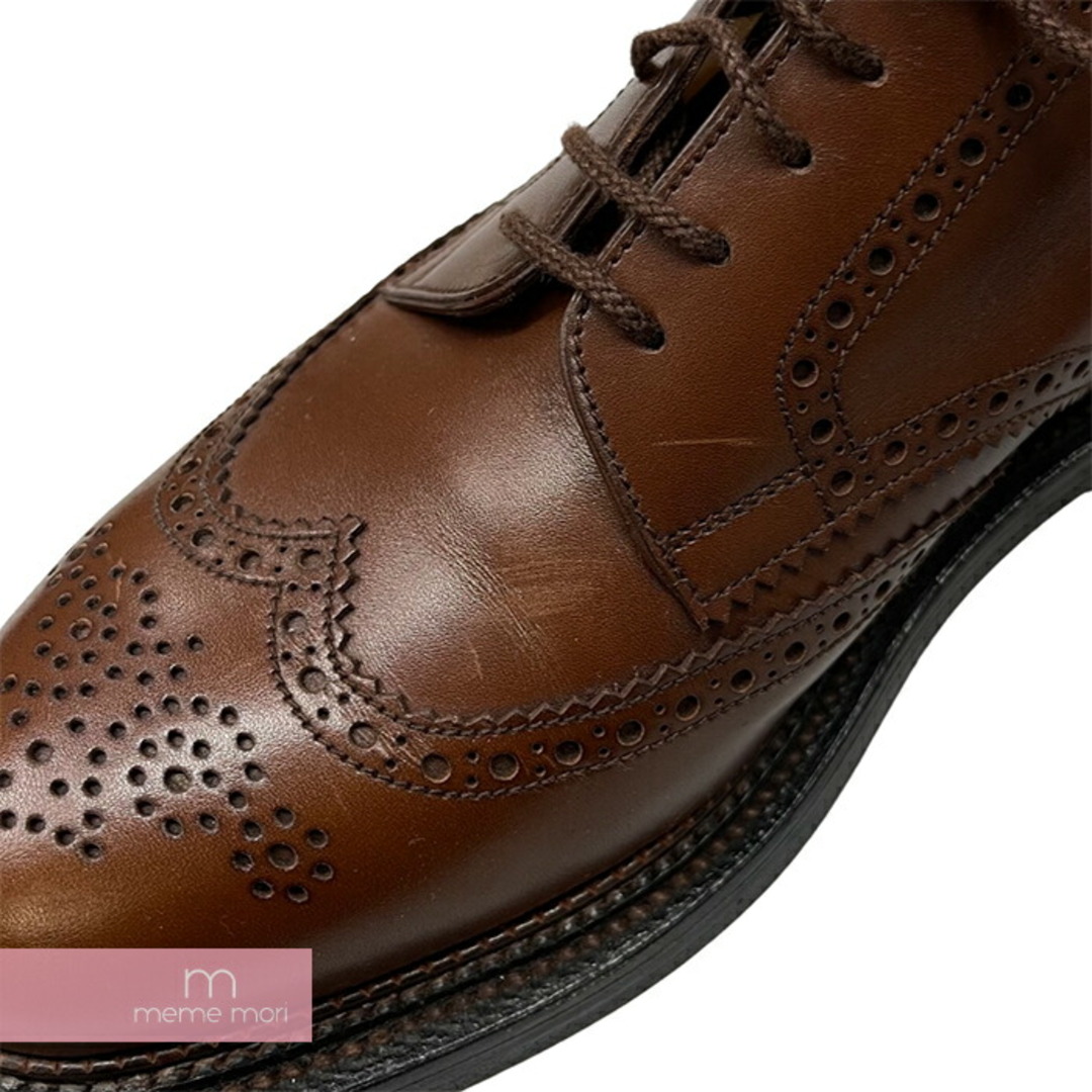 J.M. WESTON Triple Sole Derby ジェイエムウエストン トリプルソールダービー レザーシューズ 革靴 ウイングチップ メダリオン ブラウン サイズ7E【230824】【-B】【me04】