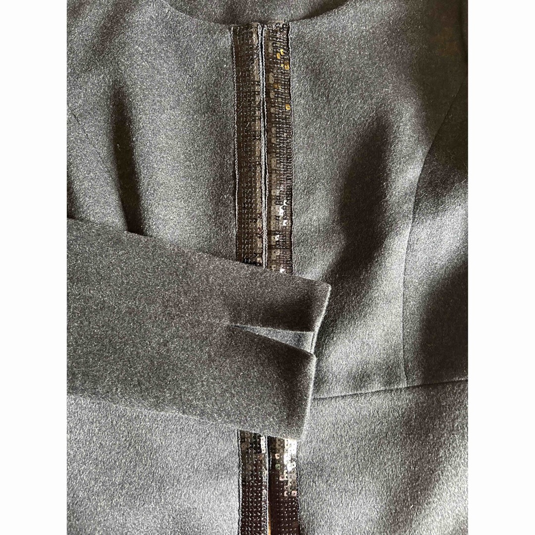 M-premier(エムプルミエ)のエムプルミエ　ノーカラージャケット レディースのジャケット/アウター(ノーカラージャケット)の商品写真