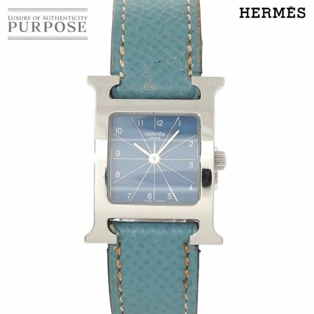 エルメス HERMES Hウォッチ HH1 210 レディース 腕時計 ブルー 文字盤 クォーツ ウォッチ H Watch VLP 90204639