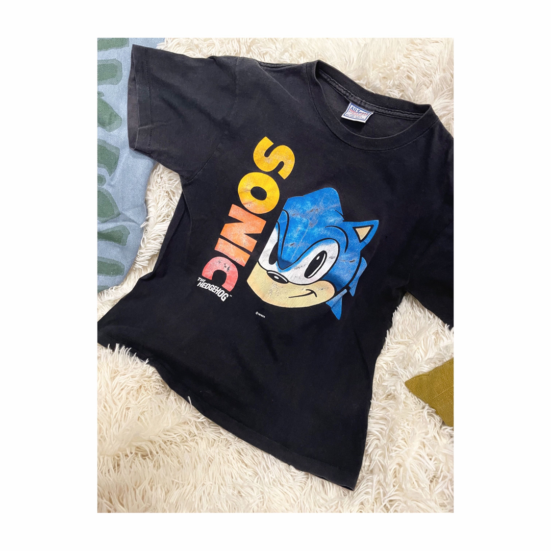 SEGA(セガ)のvintage 90's ソニック　Tシャツ SEGA キャラT メンズのトップス(Tシャツ/カットソー(半袖/袖なし))の商品写真