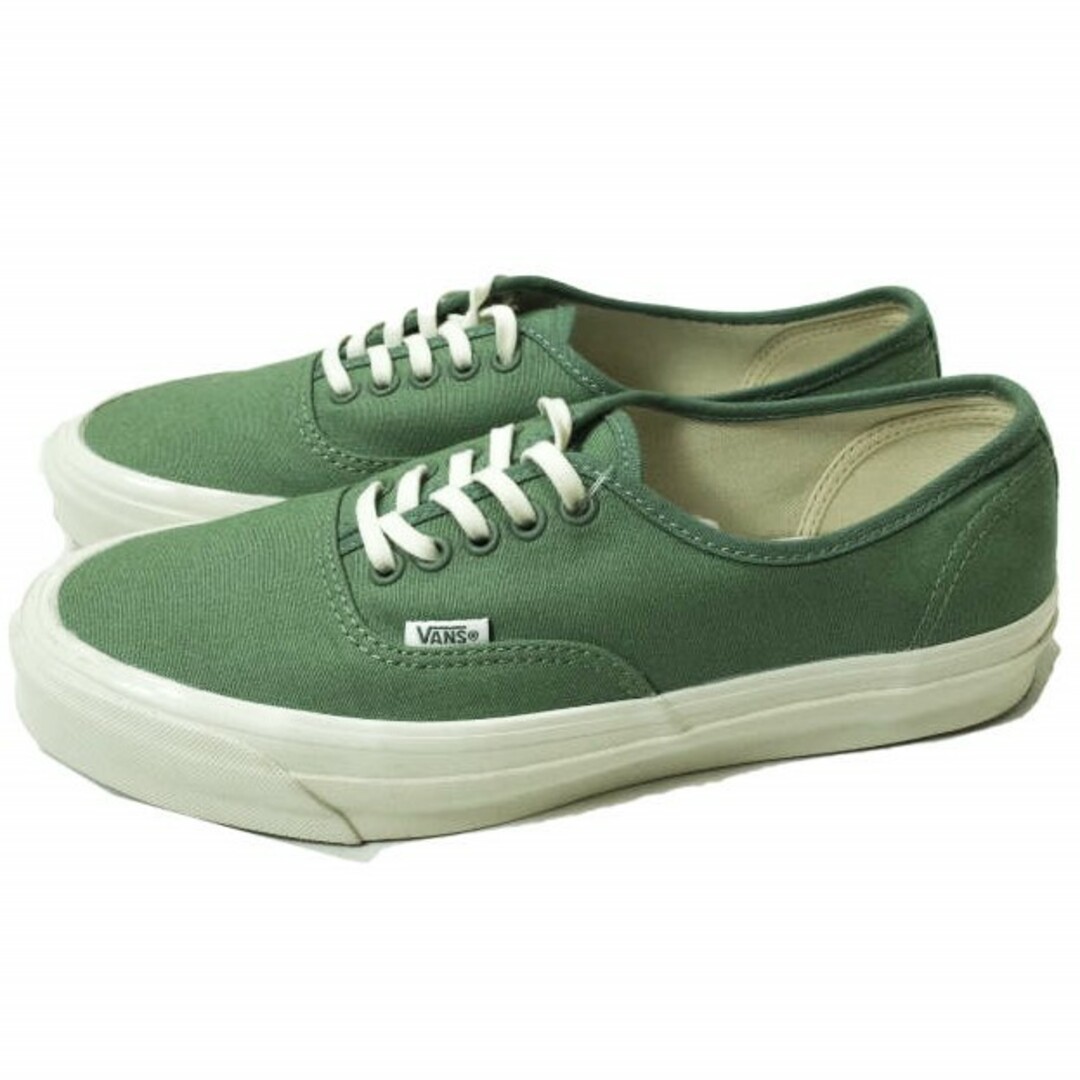 VANS x Pilgrim Surf+Supply バンズ ピルグリム サーフ+サプライ 別注 AUTHENTIC LX オーセンティック US9(27cm) GREEN/MARSHMALLOW キャンバス Vault OG スニーカー シューズ【VANS × Pilgrim Surf+Supply】