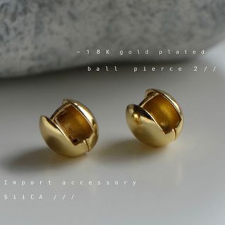 スナイデル(SNIDEL)の【K18コーティング】ピアス No.P2222 GOLD(ピアス)