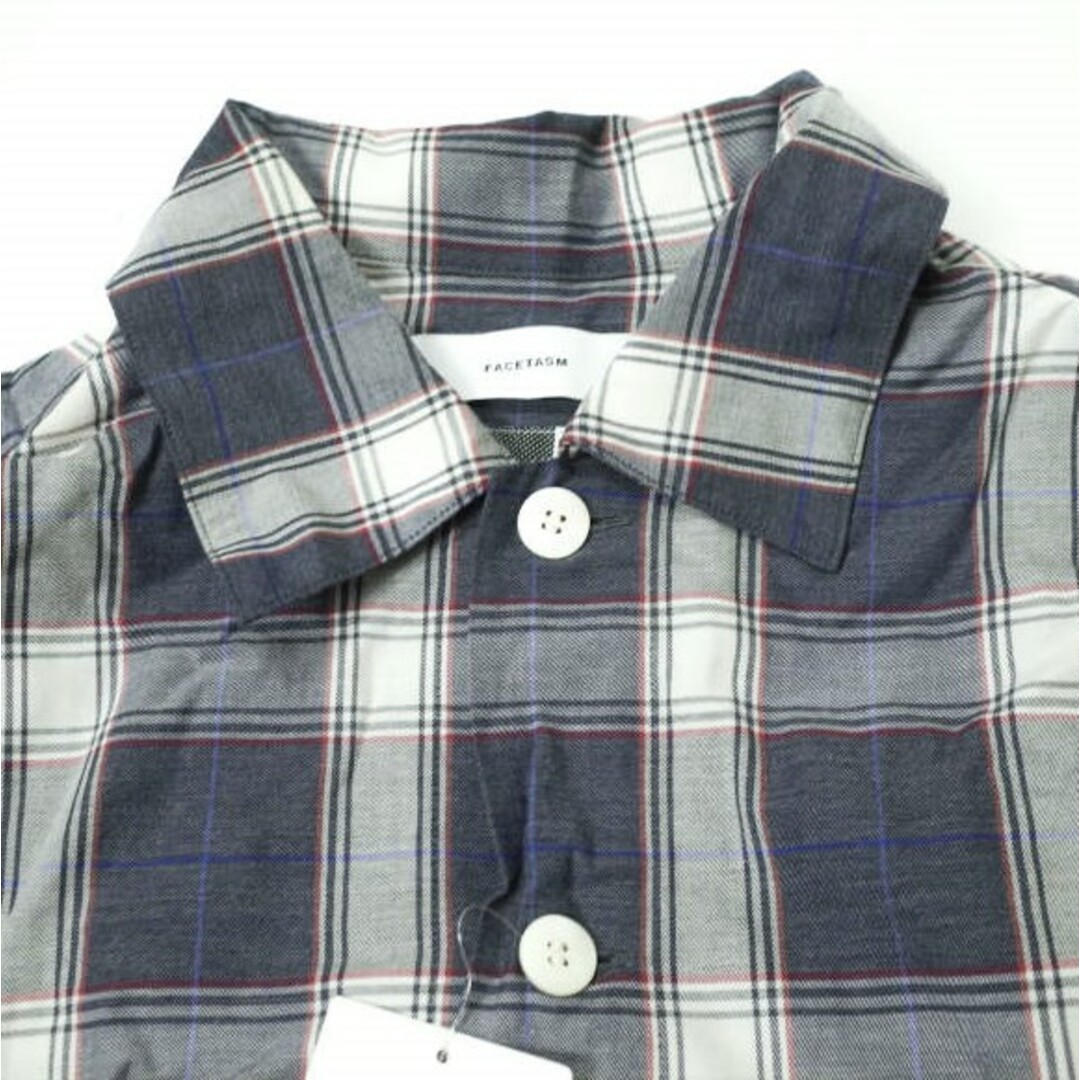 FACETASM - FACETASM ファセッタズム 23SS 日本製 ZIPPED CHECK SHIRT