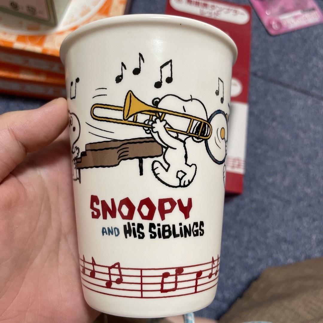 SNOOPY(スヌーピー)のSNOOPY 陶磁器タンブラー インテリア/住まい/日用品のキッチン/食器(食器)の商品写真