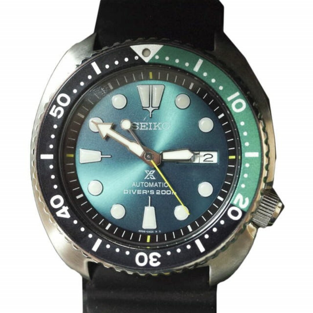 SEIKO(セイコー)のSEIKO セイコー アジア3500本限定 Prospex Diver Green Turtle プロスペックス 3rd復刻 グリーンタートル SRPB01K1 エメラルドグリーン エメラルドグリーン文字盤 ウォッチ 腕時計 自動巻き 逆輸入【新古品】【中古】【SEIKO】 メンズの時計(腕時計(アナログ))の商品写真