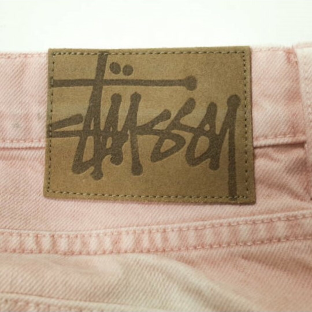 STUSSY(ステューシー)のSTUSSY ステューシー 23SS SPRAY DYE BIG OL' JEAN スプレーダイ ブルデニムジーン 116617 28 FADED PINK デニムパンツ ジーンズ ボタンフライ ボトムス【中古】【STUSSY】 メンズのパンツ(デニム/ジーンズ)の商品写真