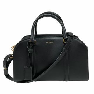 サンローラン(Saint Laurent)の　サンローラン SAINT LAURENT ダッフルロックベイビー2wayハンドバッグ 655008 ブラック レザー レディース ハンドバッグ(ハンドバッグ)