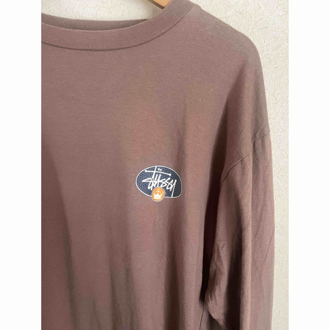 STUSSY(ステューシー)の90s old stussy ステューシー　紺タグ　USA製　ロングTシャツ メンズのトップス(Tシャツ/カットソー(七分/長袖))の商品写真