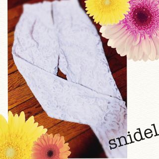 スナイデル(SNIDEL)のスナイデル♡レースパンツ(クロップドパンツ)