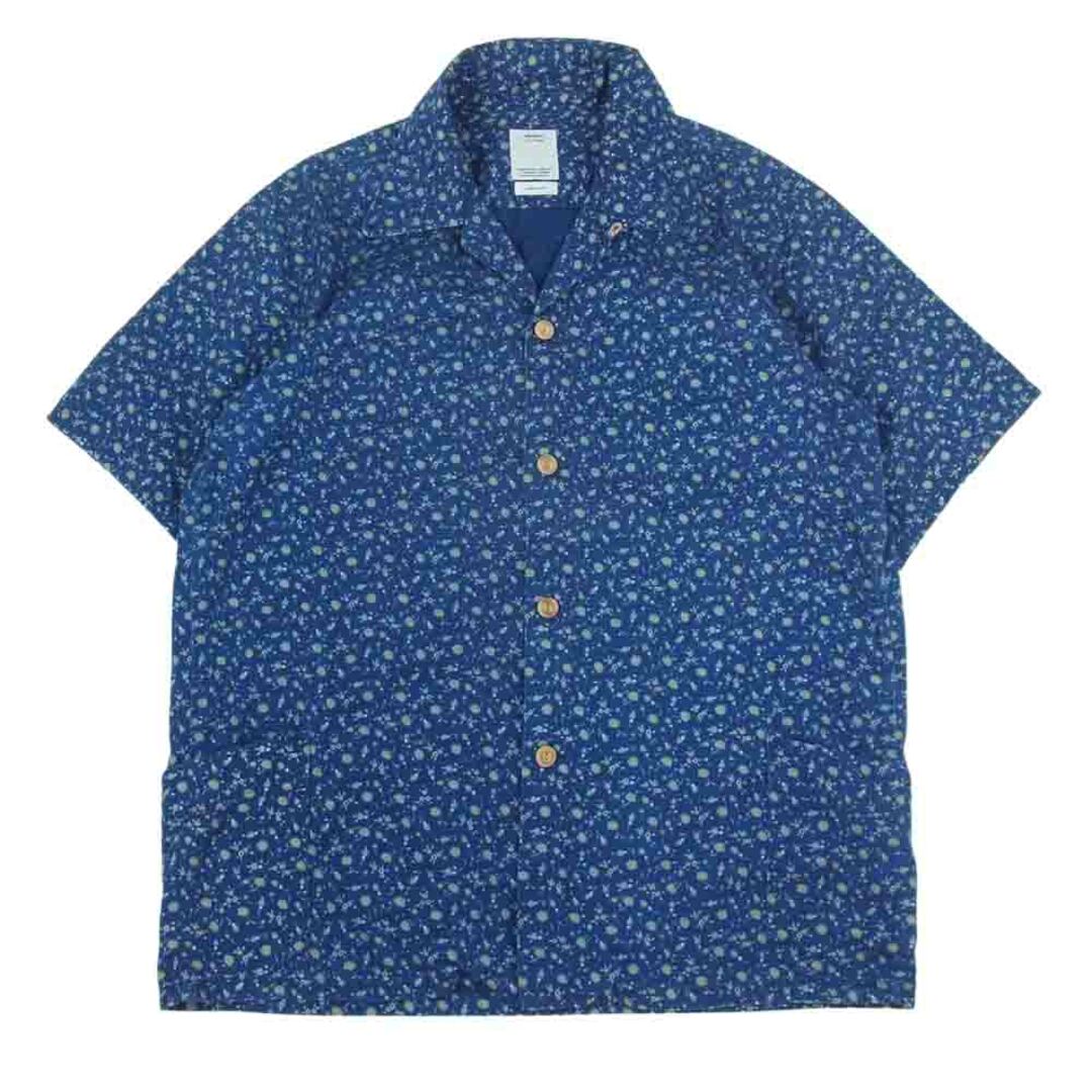 10,417円VISVIM ビズビム 半袖シャツ 0116105011028 KAHUNA SHIRT SS PETALS フラワープリント 総柄 半袖 シャツ 3