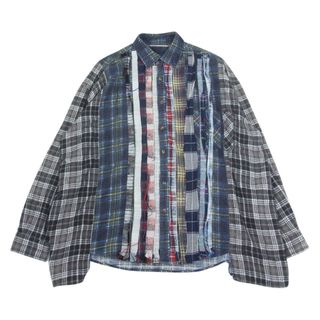 ニードルス(Needles)のNeedles ニードルス Rebuild by Needles Flannel Ribbon Wid Shirt チェック 長袖 シャツ マルチカラー系【中古】(シャツ)