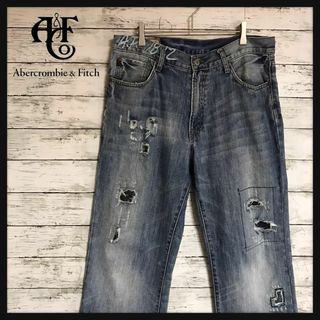 デッドストック A＆F アバクロ ジーンズ Colden Baggy 32×30