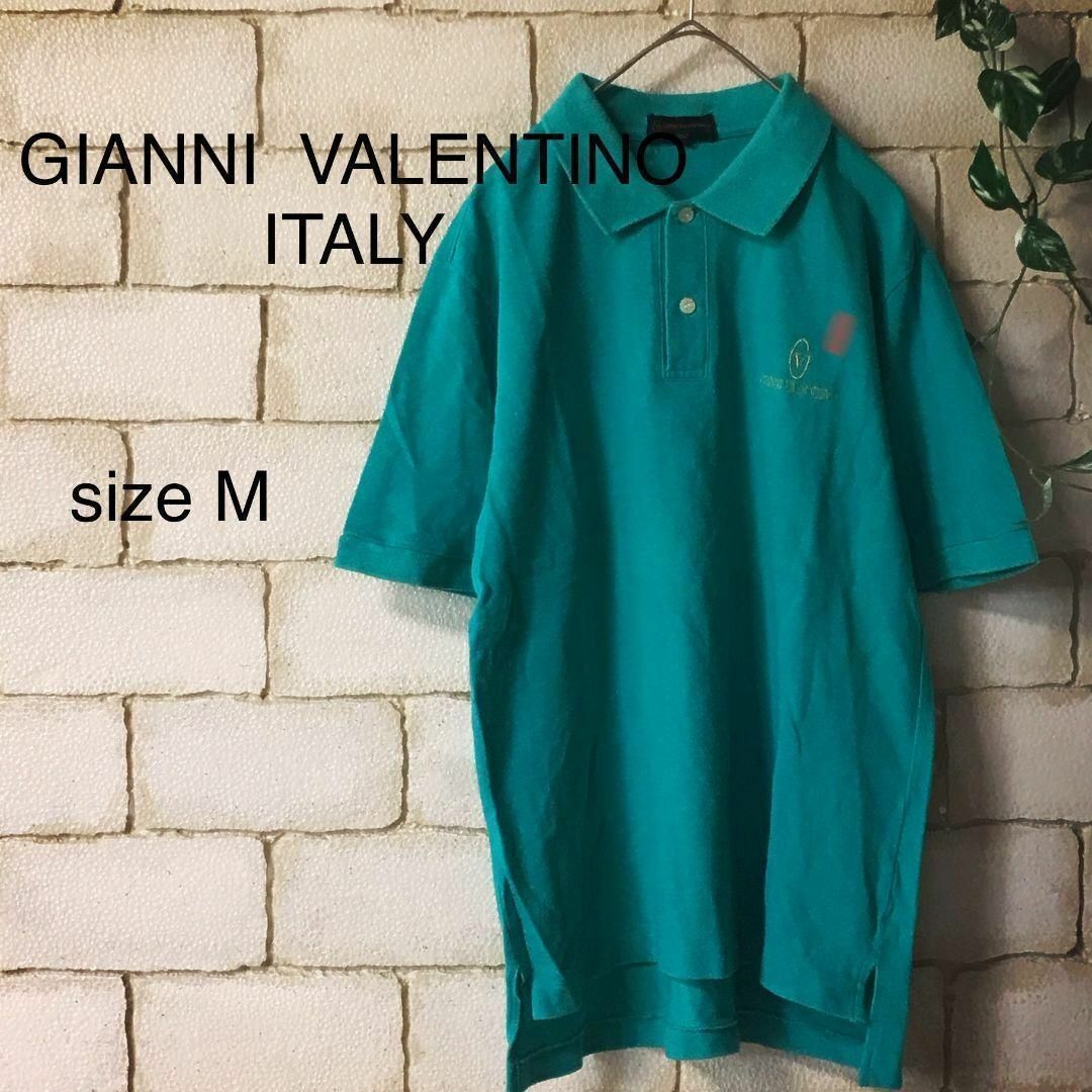 GIANNI VALENTINO(ジャンニバレンチノ)の美品◆GIANNI VALENTINO◆ポロシャツ M イタリア製　AB-190 メンズのトップス(ポロシャツ)の商品写真