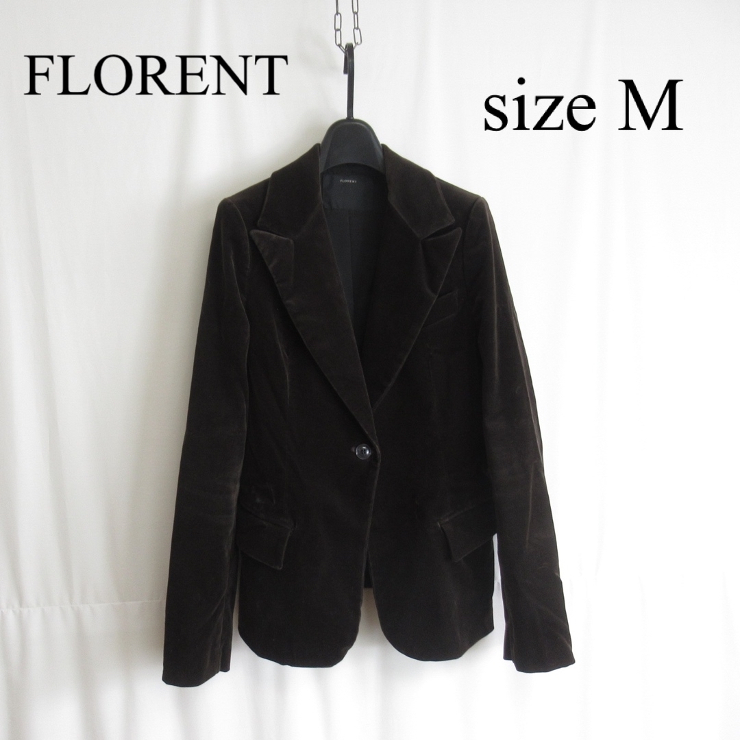 FLORENT ベルベット テーラード ジャケット ブレザー トップス ブルゾン