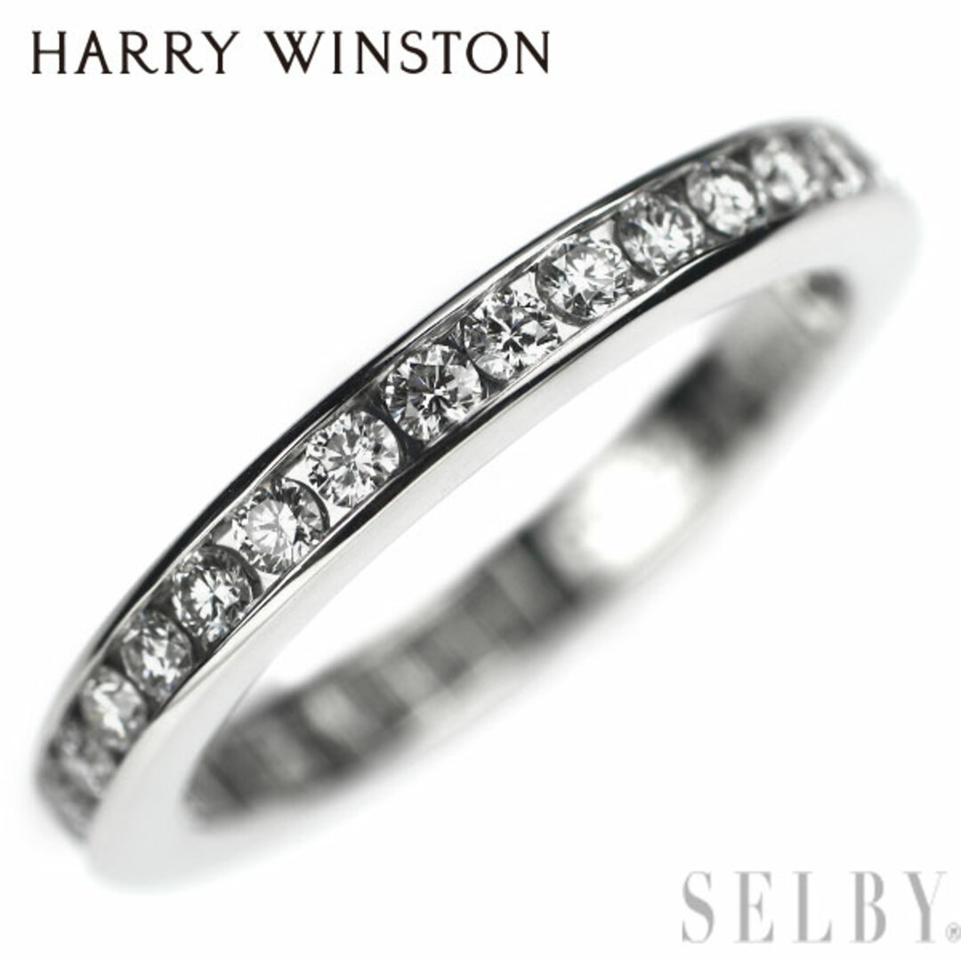 HARRY WINSTON(ハリーウィンストン)のハリーウィンストン Pt950 ダイヤモンド リング ラウンドカット・チャネルセット レディースのアクセサリー(リング(指輪))の商品写真