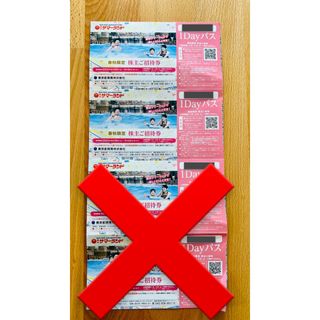 サマーランド ご招待券 2枚 株主優待 1dayパス(遊園地/テーマパーク)