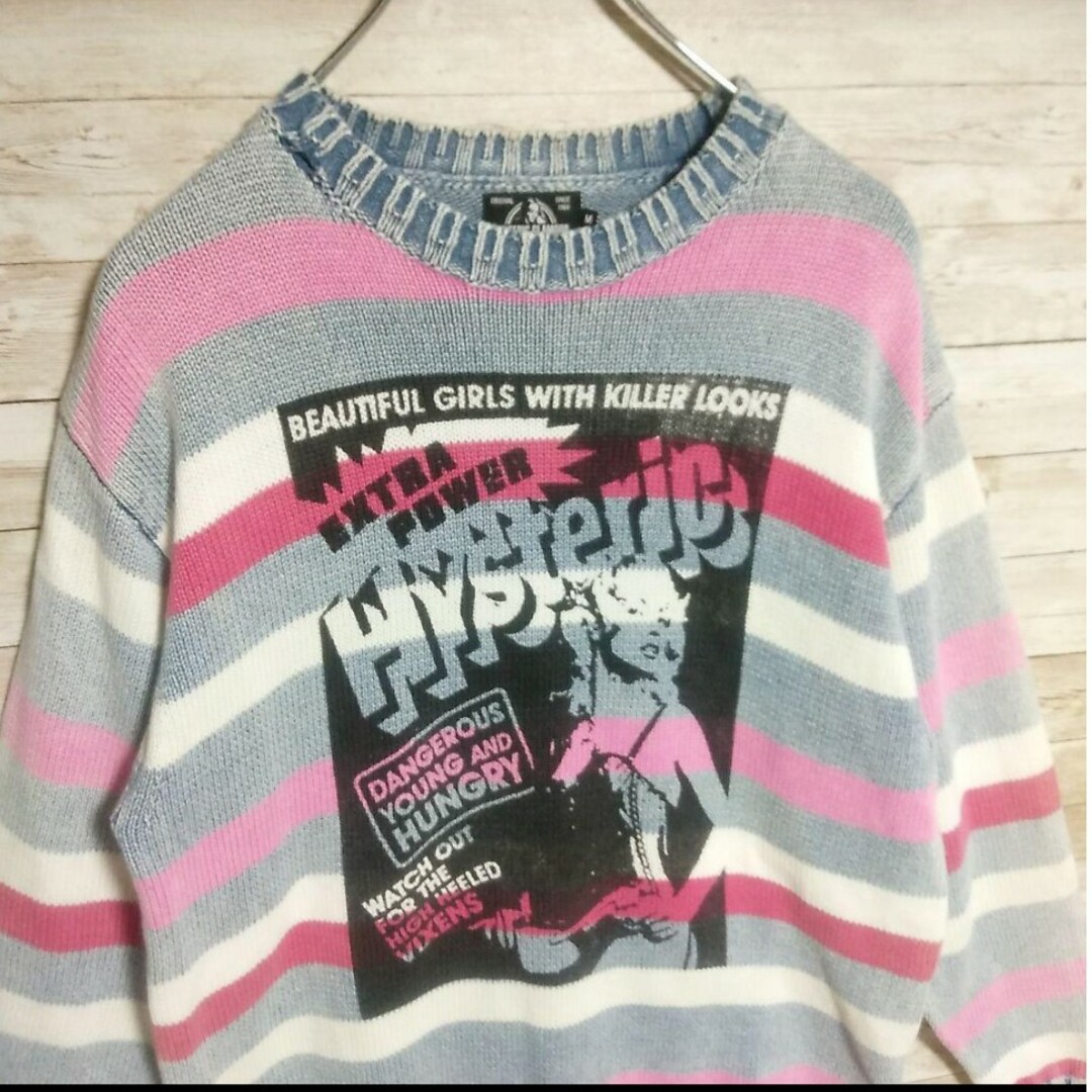 HYSTERIC GLAMOUR(ヒステリックグラマー)の【即完売モデル】HYSTERIC GLAMOUR  ニット  ヒスガール  M メンズのトップス(ニット/セーター)の商品写真