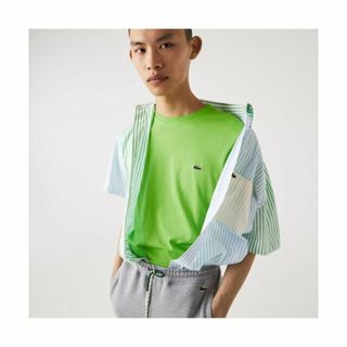 ラコステ(LACOSTE)の【ライム】レギュラーフィット ピマコットンクルーネックTシャツ(その他)