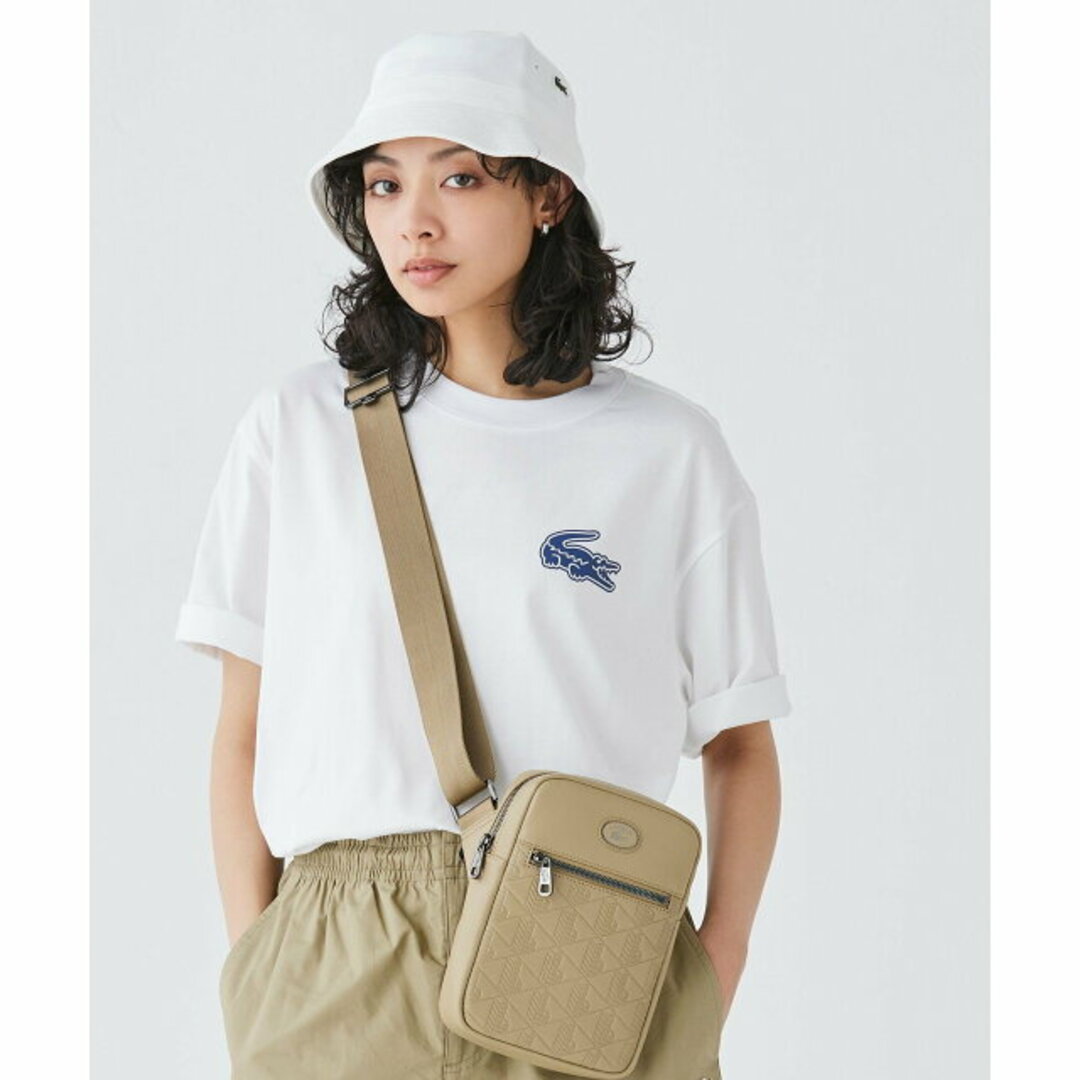 LACOSTE(ラコステ)の【ホワイト】ピケバケットハット メンズの帽子(ハット)の商品写真