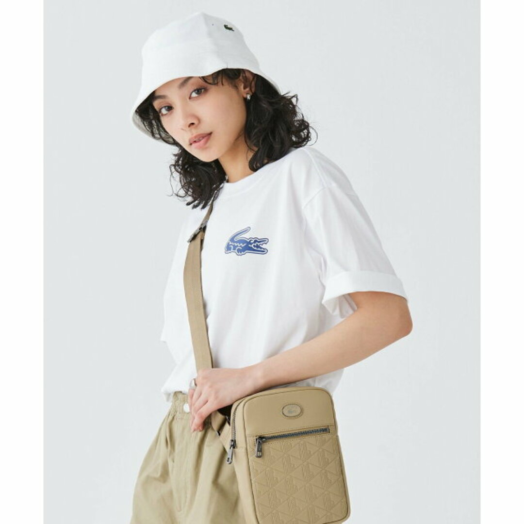 LACOSTE(ラコステ)の【ホワイト】ピケバケットハット メンズの帽子(ハット)の商品写真