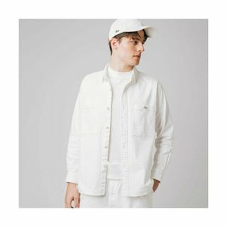 ラコステ(LACOSTE)の【ホワイト】ストレッチデニムシャツジャケット(その他)