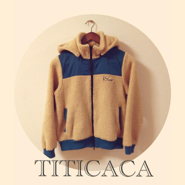 titicaca(チチカカ)のチチカカ ボアブルゾン もこもこ レディースのジャケット/アウター(ブルゾン)の商品写真