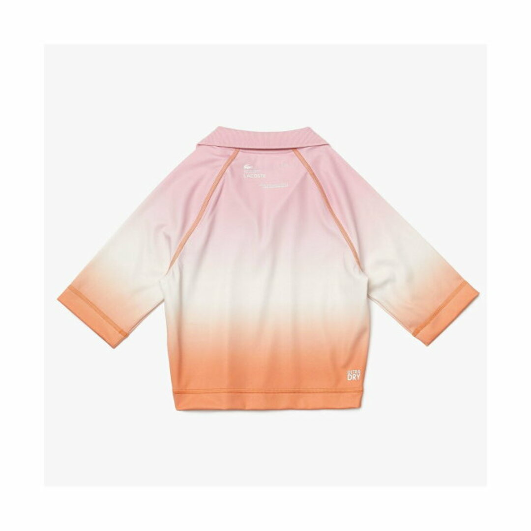 LACOSTE(ラコステ)の【ピンク】グラデーションショートスキッパーポロシャツ レディースのトップス(ポロシャツ)の商品写真