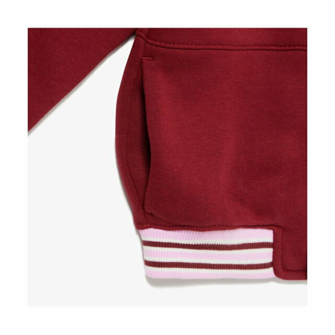 LACOSTE - 【レッド】BOYSスウェットバーシティジャケットの通販 by