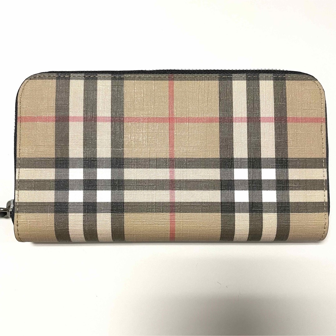 新品 Burberry バーバリー ヴィンテージチェック オールジップウォレット