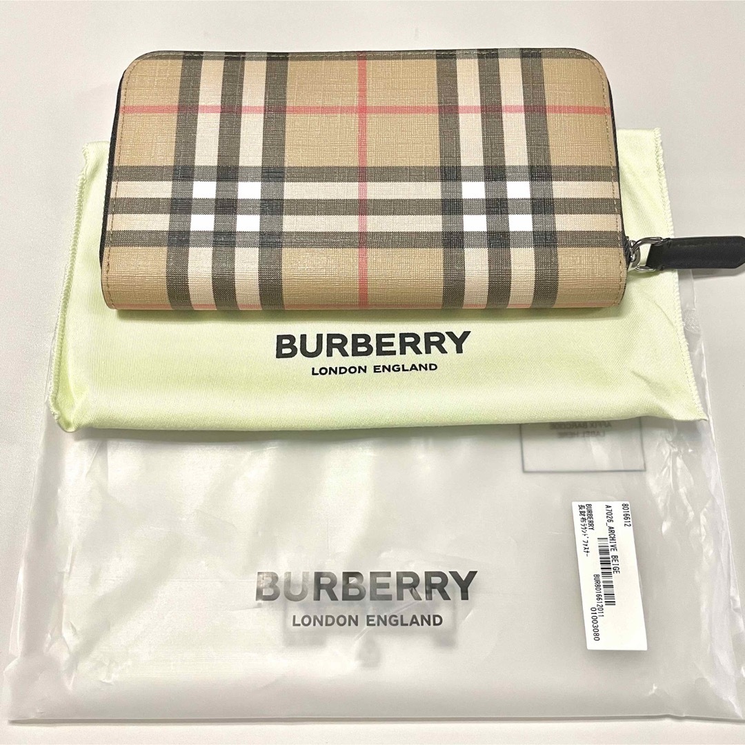 新品 Burberry バーバリー ヴィンテージチェック オールジップウォレット | フリマアプリ ラクマ