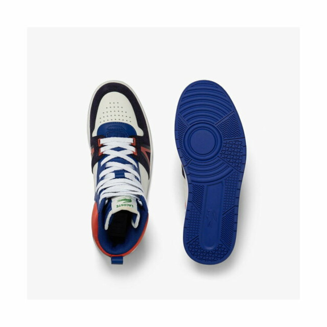 LACOSTE(ラコステ)の【ホワイト×ネイビー】メンズ L001 MID 123 1 SMA メンズの靴/シューズ(スニーカー)の商品写真