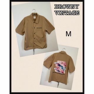 ブラウニー(BROWNY)の【美品】BROWNY ロゴシャツ(シャツ)